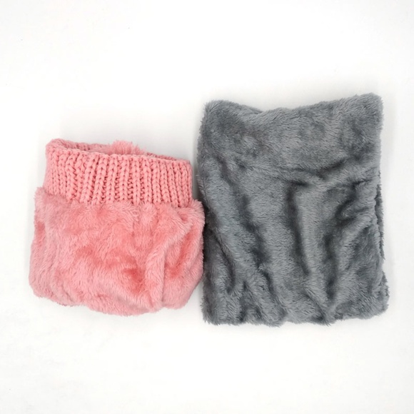 Winter Colorful Knit Pom Pom Hat with Neck Gaiter - Picture 6 of 6